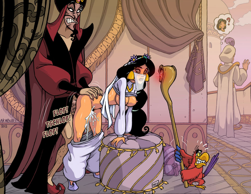 Anime porn comics where cute Princess Jasmine becomes horny